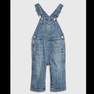 babyGap 100% Organic Cotton Denim Overalls 3-6 Month